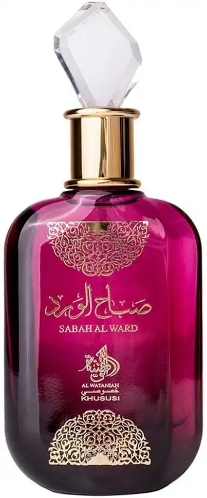 Frasco Al Wataniah Sabah Al Ward Eau de Parfum feminino 100 ml