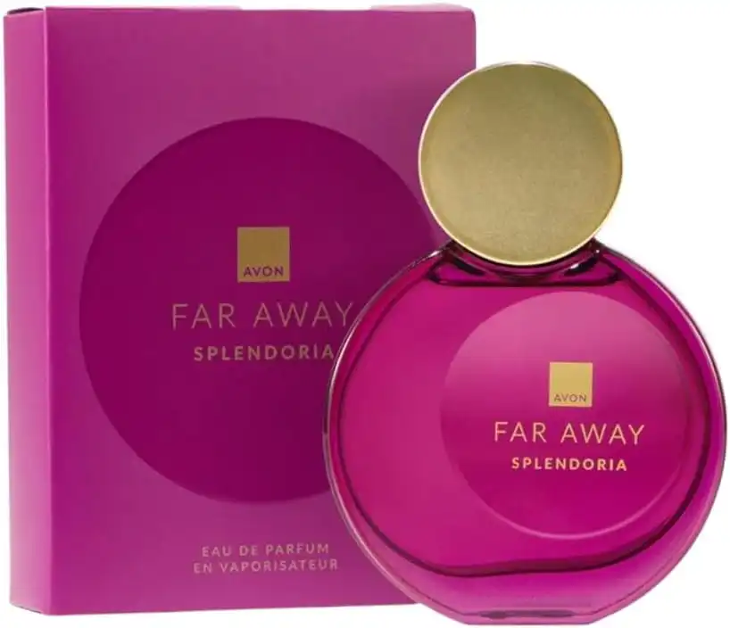 Frasco Avon Far Away Splendoria deo parfum feminino 50 ml