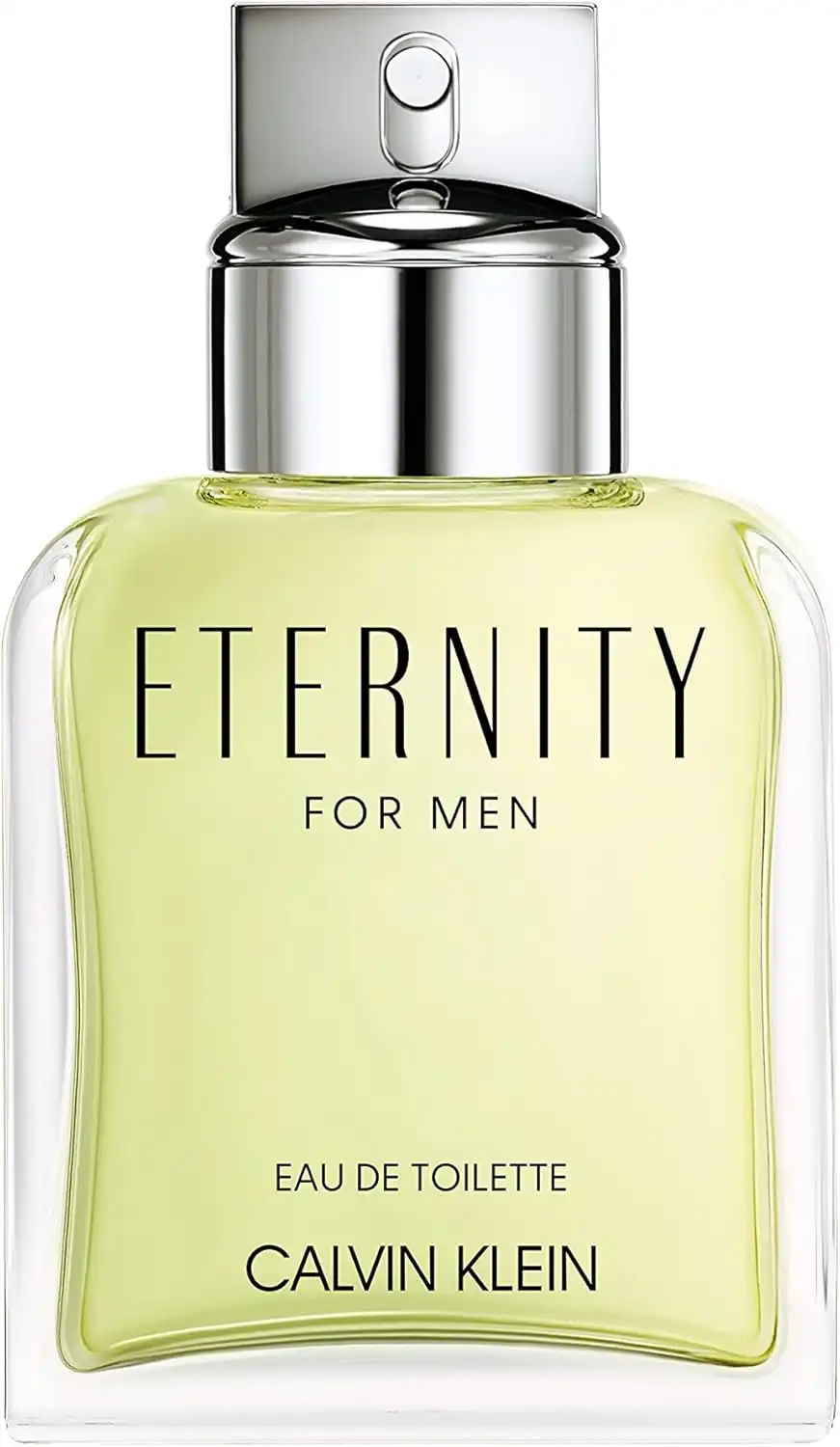 Frasco verde do Calvin Klein Eternity for Men Eau de Toilette