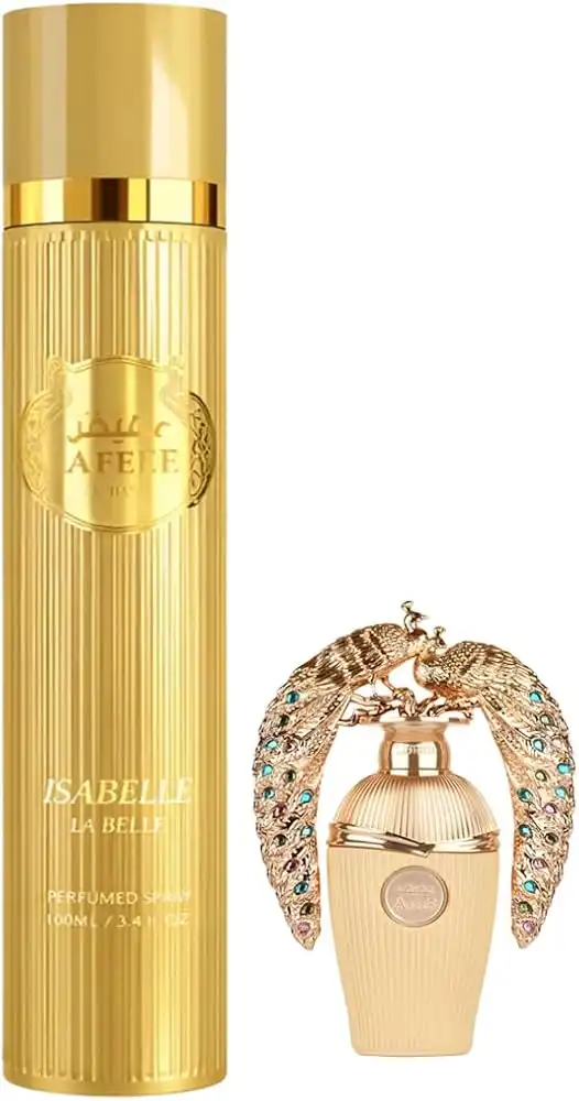 Frasco body splash Lattafa Afeef Isabelle La Belle