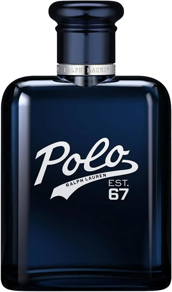 Frasco verde do Ralph Lauren Polo 67 Eau de Toilette masculino com logo RL